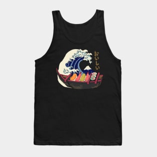 The Great Sushi Wave Tank Top